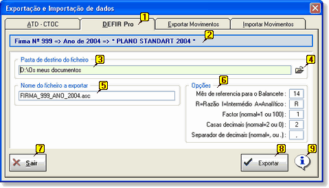 Export - Defir